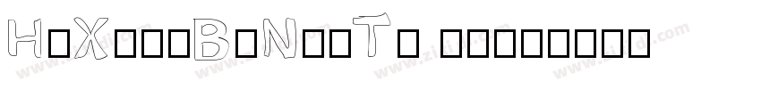 HuXiaoBoNanTi 2otf字体转换